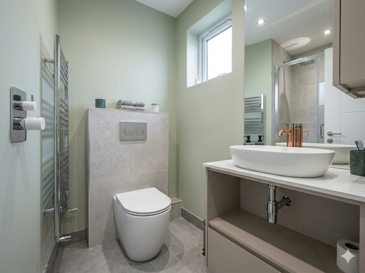 Bathroom plumbing upgrade