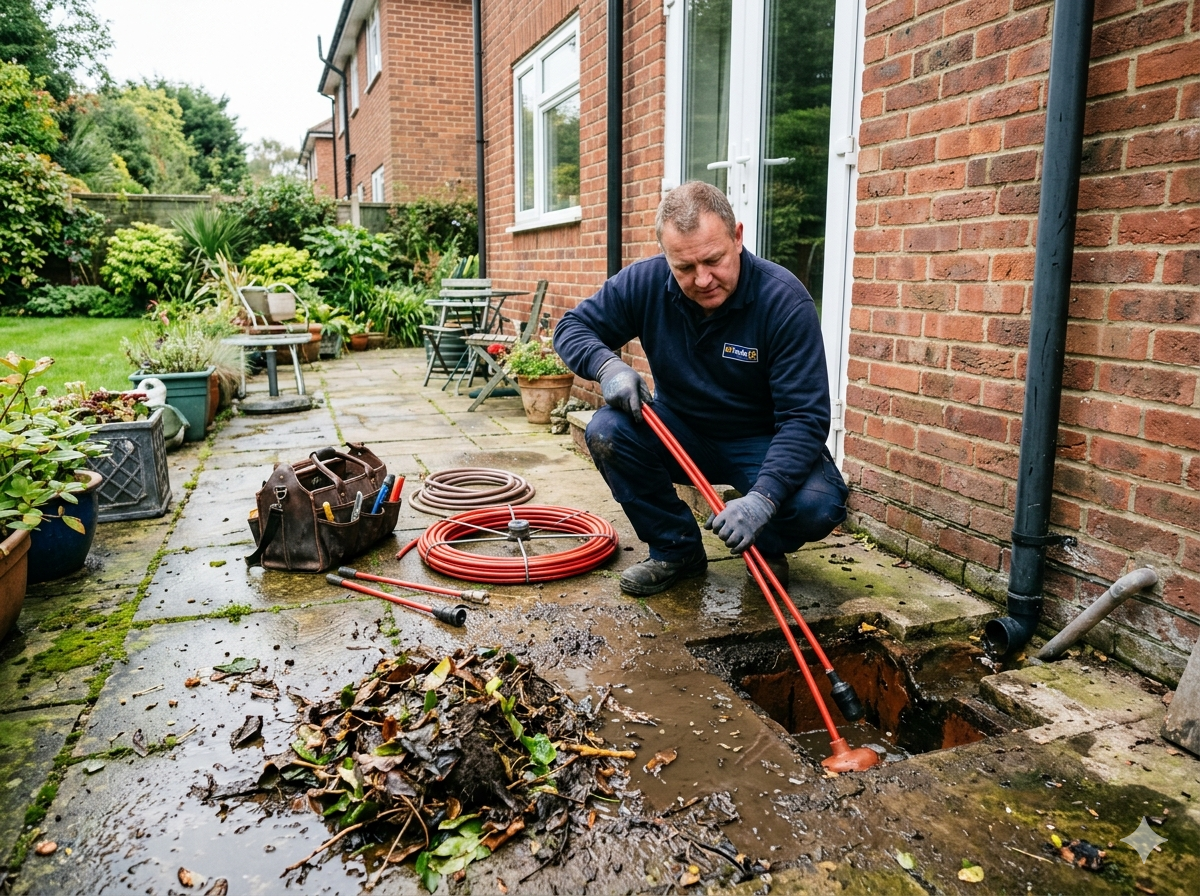 Drain unblocking service
